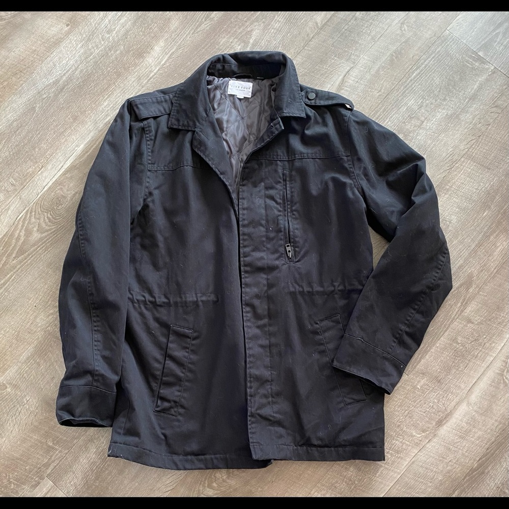 Five Four Men's  Quilted lining Jacket with button accent